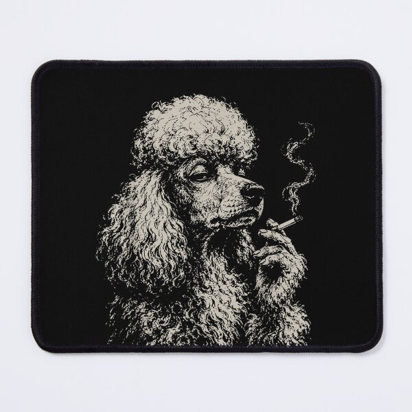 Item preview, Funny Poodle Smoking Cigarette Grunge Dog Meme Vintage designed and sold by Juansustait.