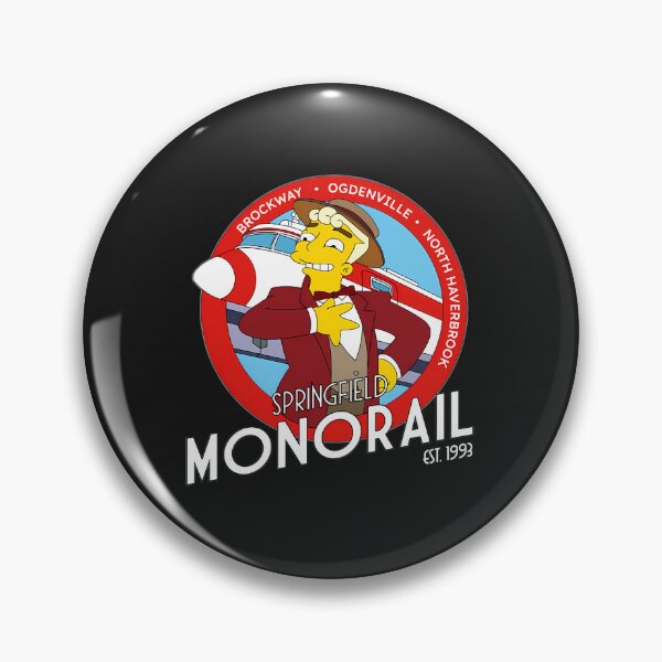 Item preview, Springfield Monorail Lyle Lanley Cartoon Meme designed and sold by GloriaScheiding.