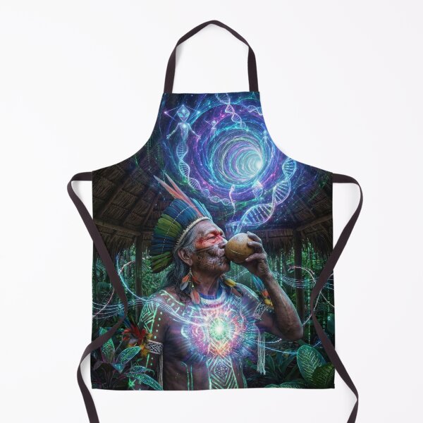 Item preview, Medicine Serpent — Shamanic Visionary Art | Spirituality and Consciousness · River of Light designed and sold by RoninGangStudio.