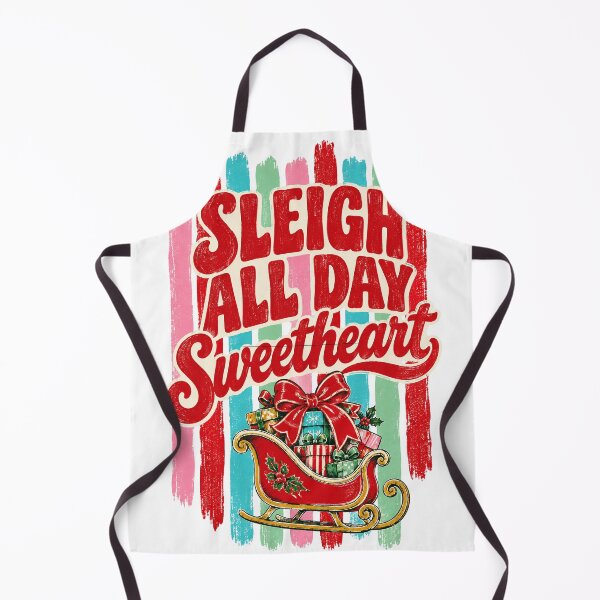 Item preview, Sleigh All Day Sweetheart Retro Christmas PNG designed and sold by Luvahawb.