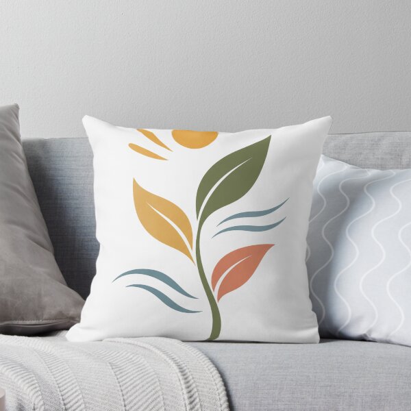Item preview, Sunlit Botanical Breeze – Minimal Abstract Plant Art designed and sold by meghnad.