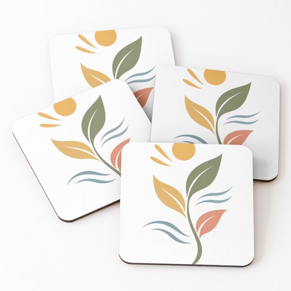 Item preview, Sunlit Botanical Breeze – Minimal Abstract Plant Art designed and sold by meghnad.