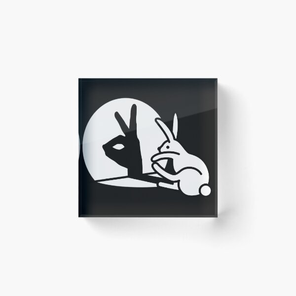 Item preview, Funny Rabbit Hand Shadow Puppets Humor designed and sold by GloriaScheiding.