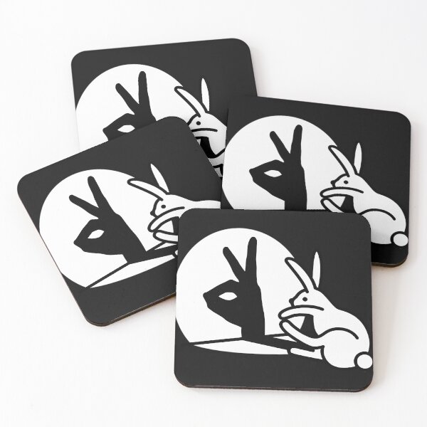 Item preview, Funny Rabbit Hand Shadow Puppets Humor designed and sold by GloriaScheiding.