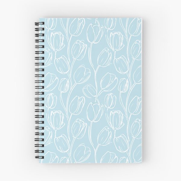 Item preview, Minimalist Blue Tulip Pattern Floral Line Art designed and sold by Aelbrn.