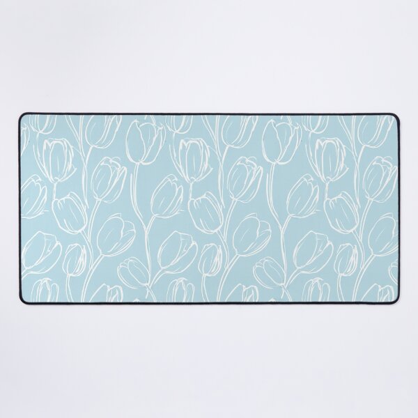Item preview, Minimalist Blue Tulip Pattern Floral Line Art designed and sold by Aelbrn.