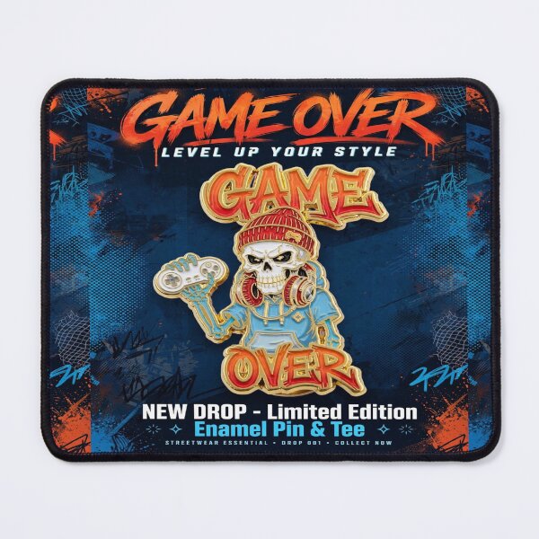 Item preview, GAME OVER STREETWEAR DROP designed and sold by Mindful56.