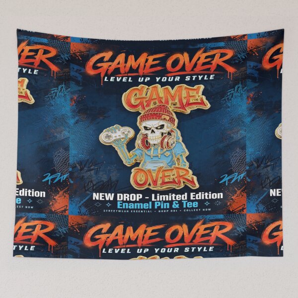 Item preview, GAME OVER STREETWEAR DROP designed and sold by Mindful56.