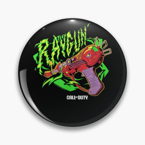 Item preview, Call Of Duty Raygun Zombie Verde Neón Gran Pecho Retro designed and sold by Artisticallyles.