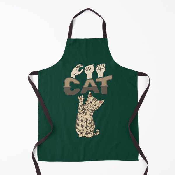 Item preview, ILY Cat ASL Hand Gesture Deaf Hearing Loss Active  designed and sold by TheBraedLuxury.