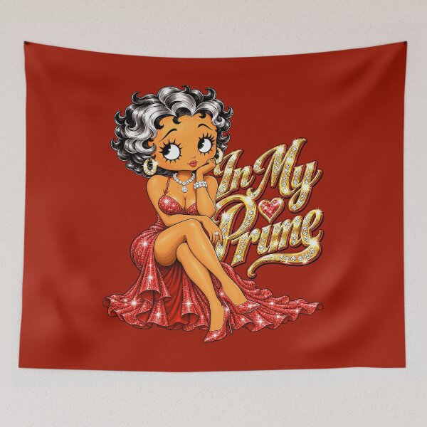 Item preview, Betty Boop In My Prime – Red Dress & Diamonds designed and sold by Artbyminga.