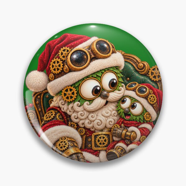 Item preview, Steampunk Mall Santa, Merry Christmas designed and sold by TheThinglings.