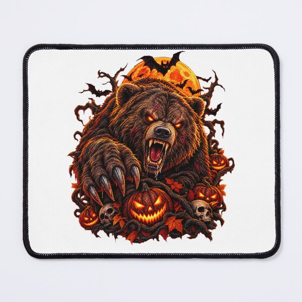 Item preview, Scary Bear Full Moon Halloween designed and sold by QuiteOrbit.