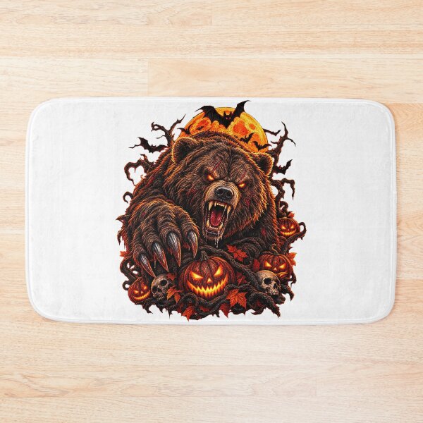 Item preview, Scary Bear Full Moon Halloween designed and sold by QuiteOrbit.