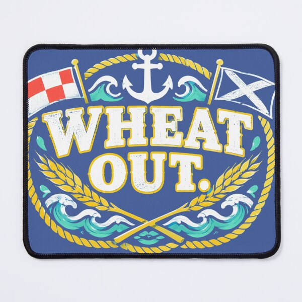 Item preview, Wheat Out – Nautical Anchor & Rope – Gluten Free Celiac Sailing Boat Tee designed and sold by bobscraze.