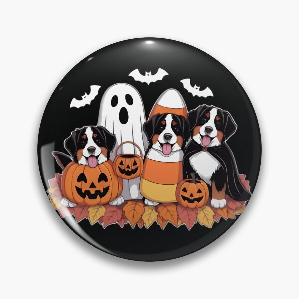Item preview, Bernese Mountain Dog Halloween Costume Cute Puppy Ghost Pumpkin  designed and sold by Zizo-DR44.