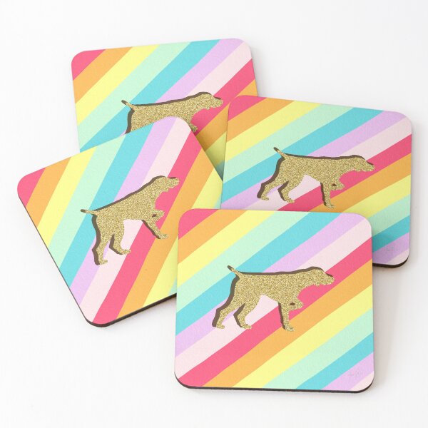 Item preview, Pointer dog and stripes designed and sold by Ana Gorozpe.