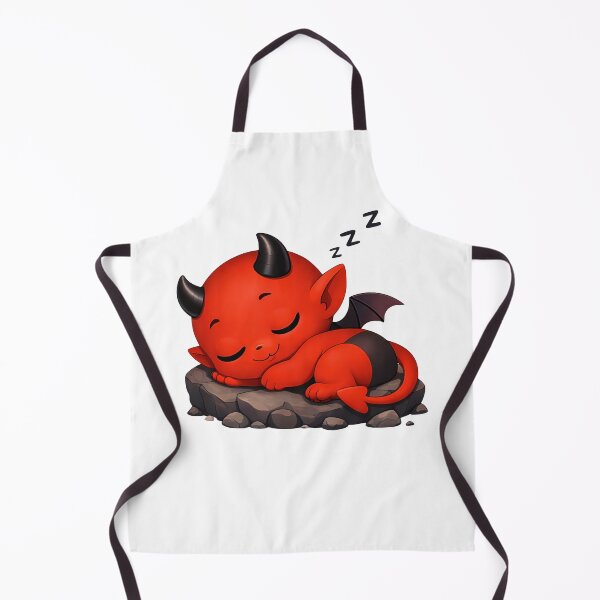 Item preview, Sleeping Red Baby Devil on Rocks Shapes Mania designed and sold by Shapes-Mania.