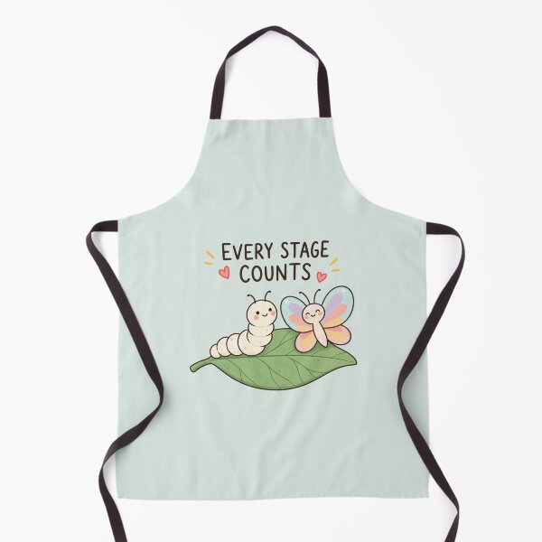 Item preview, Every Stage Counts | Cute Caterpillar Butterfly Growth Art designed and sold by MrDev.