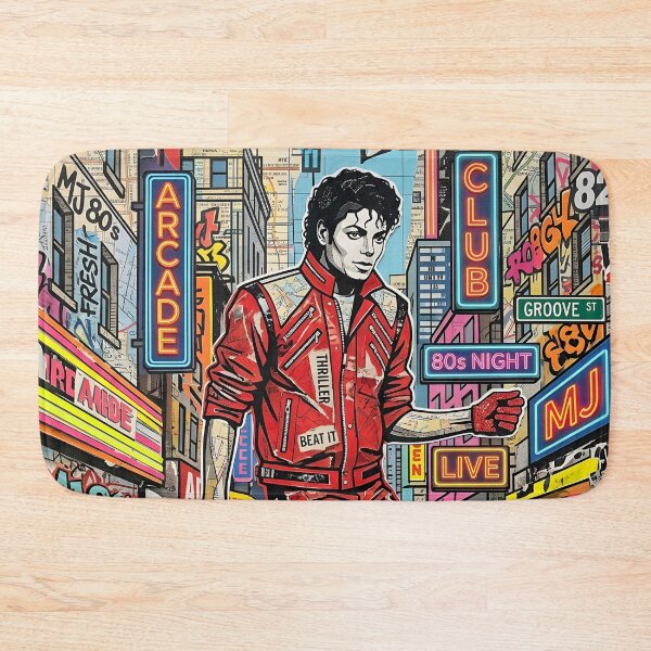 Item preview, Beat It: Urban Neon Mosaic designed and sold by Dhenin Studio.
