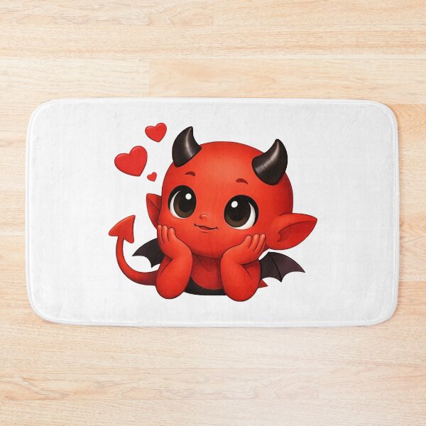 Item preview, Cute Dreamy Devil Kid Baby with Dancing Hearts Shapes Mania designed and sold by Shapes-Mania.