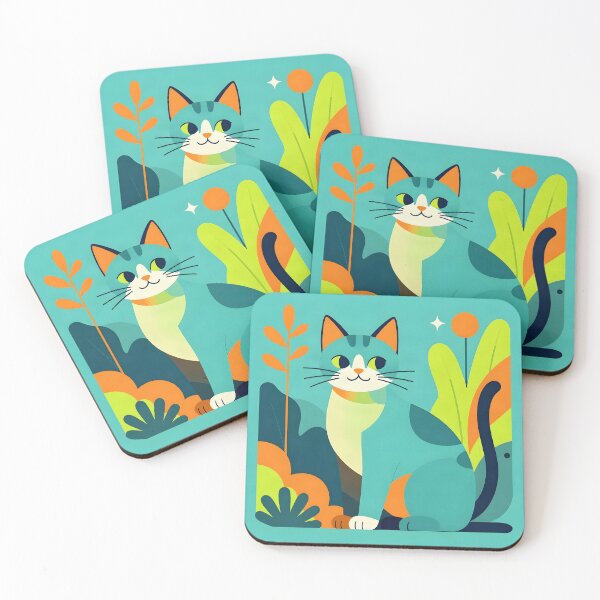 Item preview, Big Blue Cat designed and sold by The Mad Tea Party.