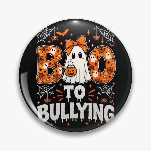 Item preview, Boo to Bullying Cute Halloween Ghost designed and sold by NoeValdric.
