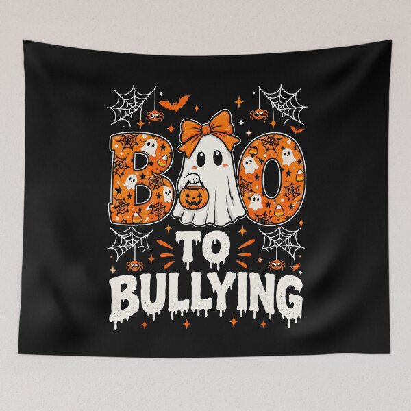 Item preview, Boo to Bullying Cute Halloween Ghost designed and sold by NoeValdric.