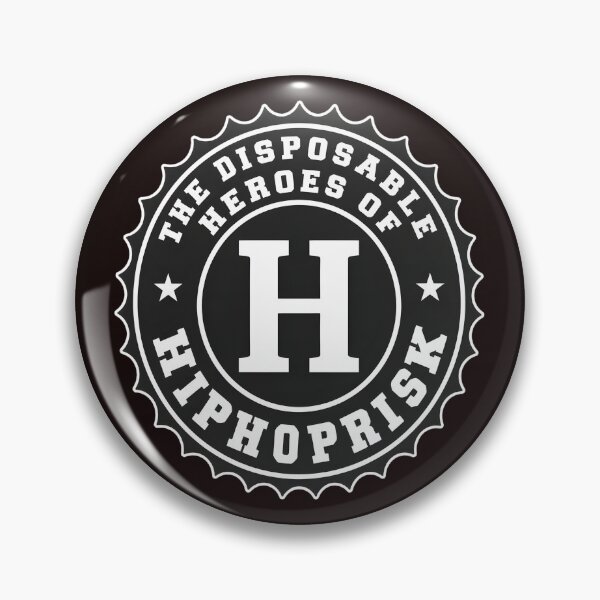 Item preview, Disposable Heroes Hiphoprisy Emblem designed and sold by WAHBI-HBO.