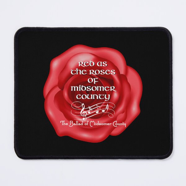 Item preview, Roses of Midsomer County (on Black) designed and sold by PawsitiveMum3.