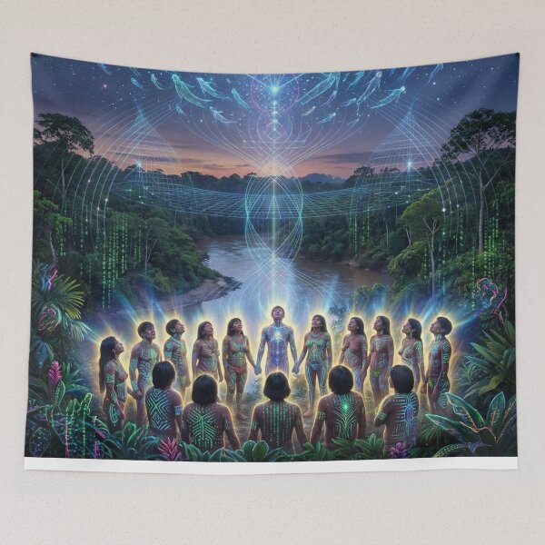 Item preview, The Shaman's Calling · Shamanic Journey | Visionary Sacred Psychedelia designed and sold by RoninGangStudio.