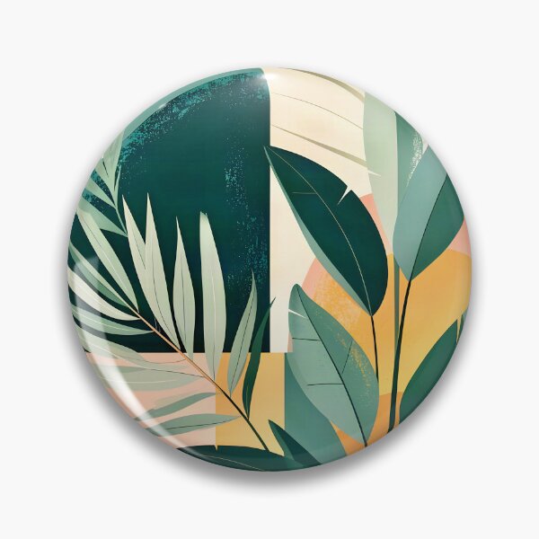 Item preview, Boho Terracotta Geometric Leaf Relief designed and sold by Vicky Brago-Mitchell®.