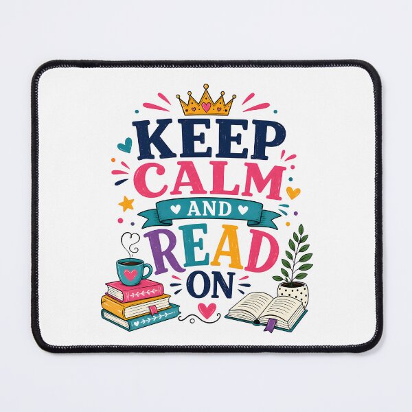Item preview, Keep calm and read on designed and sold by nimmitrends.