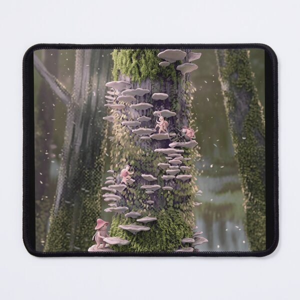 Item preview, Mushroom Forest Path designed and sold by alecias.