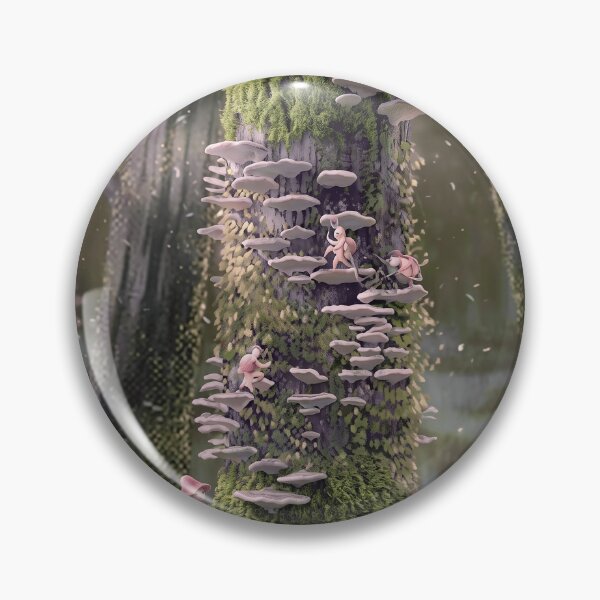 Item preview, Mushroom Forest Path designed and sold by alecias.
