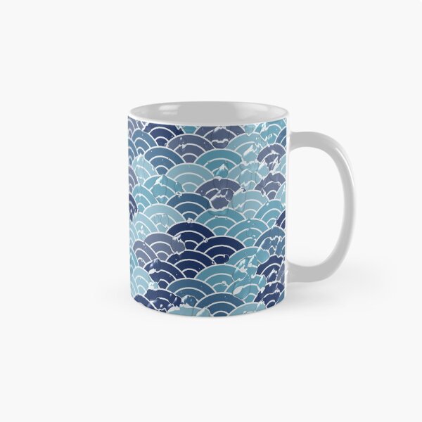 Item preview, Seigaiha – Rain on Blue Waves designed and sold by TexSta.
