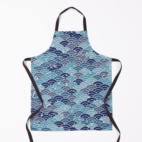 Item preview, Seigaiha – Rain on Blue Waves designed and sold by TexSta.