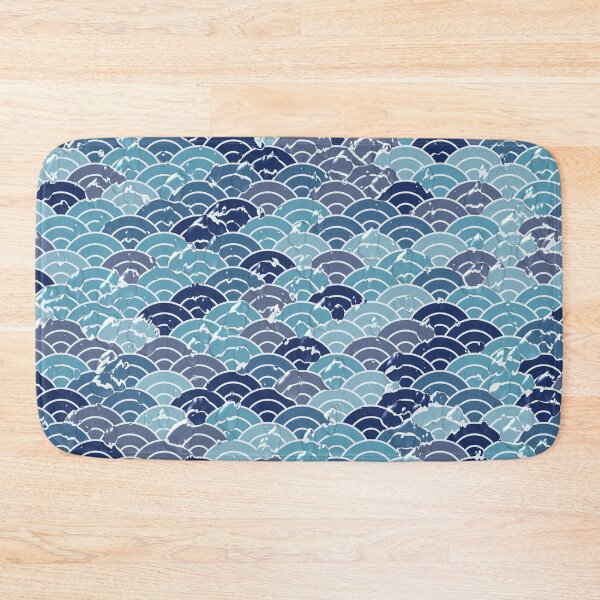 Item preview, Seigaiha – Rain on Blue Waves designed and sold by TexSta.
