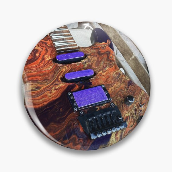 Item preview, Painted Daion Electric Guitar designed and sold by Margaret Watkins.