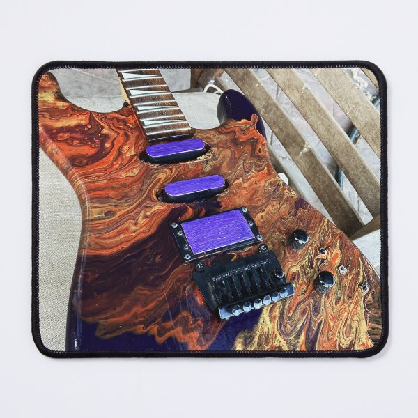 Item preview, Painted Daion Electric Guitar designed and sold by Margaret Watkins.