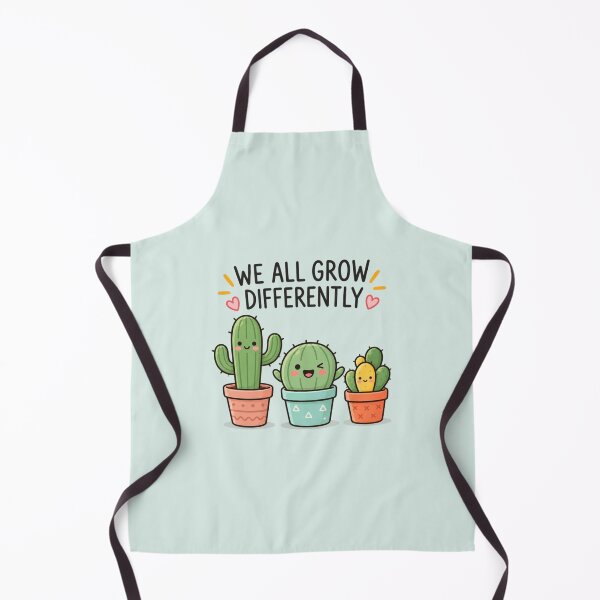 Item preview, We All Grow Differently | Cute Cactus Growth Art designed and sold by MrDev.