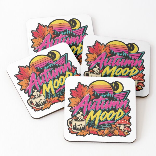 Item preview, Autumn Mood Neon Retro Illustration designed and sold by medicalkinoko.