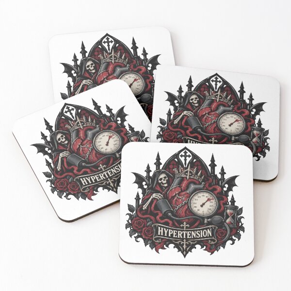 Item preview, Hypertension Gothic Street Brand Badge Illustration designed and sold by medicalkinoko.