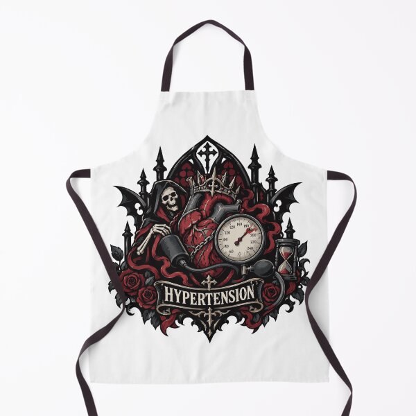 Item preview, Hypertension Gothic Street Brand Badge Illustration designed and sold by medicalkinoko.