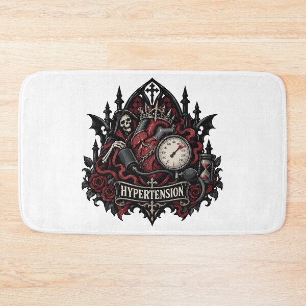 Item preview, Hypertension Gothic Street Brand Badge Illustration designed and sold by medicalkinoko.