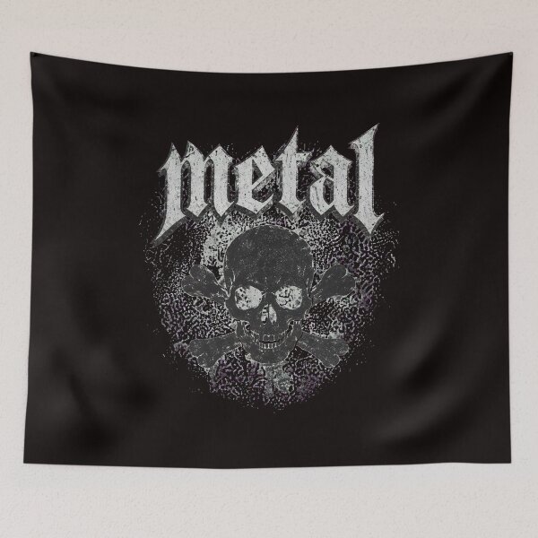 Item preview, Metal Skull Emblem Shield Distressed Gothic Font designed and sold by PIVASA.