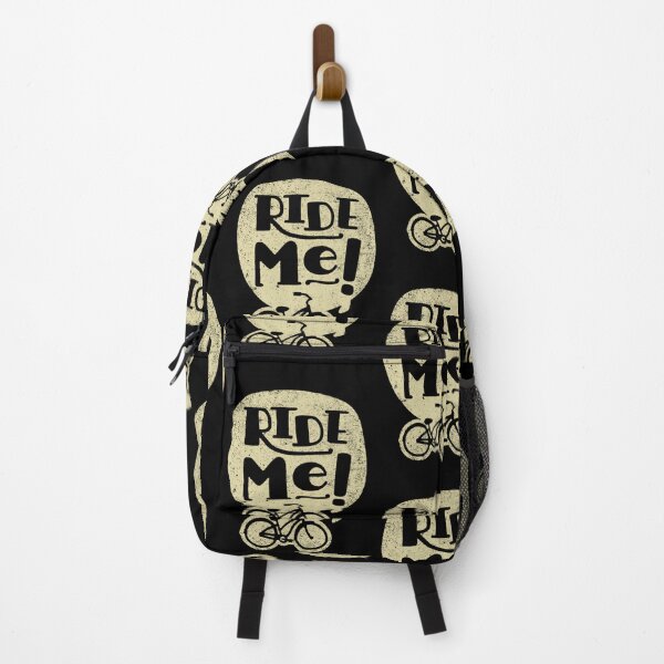 Item preview, Groovy Retro Ride Me Bicycle Typography Design designed and sold by AnitaGreinerd.