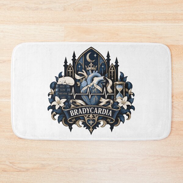 Item preview, Bradycardia Gothic Street Brand Badge Illustration designed and sold by medicalkinoko.