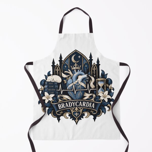 Item preview, Bradycardia Gothic Street Brand Badge Illustration designed and sold by medicalkinoko.