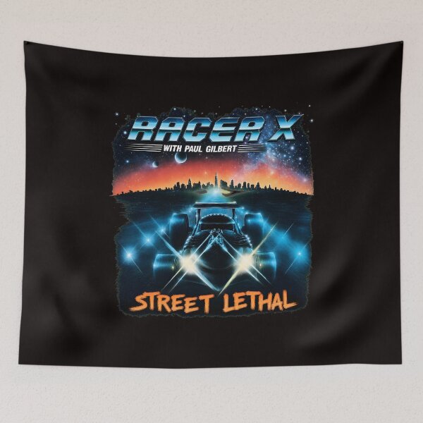 Item preview, Racer X Street Lethal Paul Gilbert Retro Synthwave designed and sold by PIVASA.